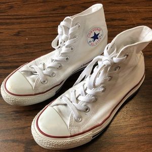White High Top Converse